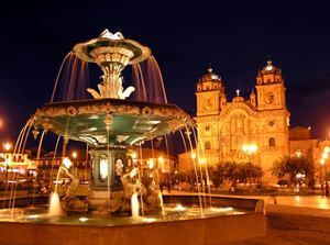 catedral y fuente